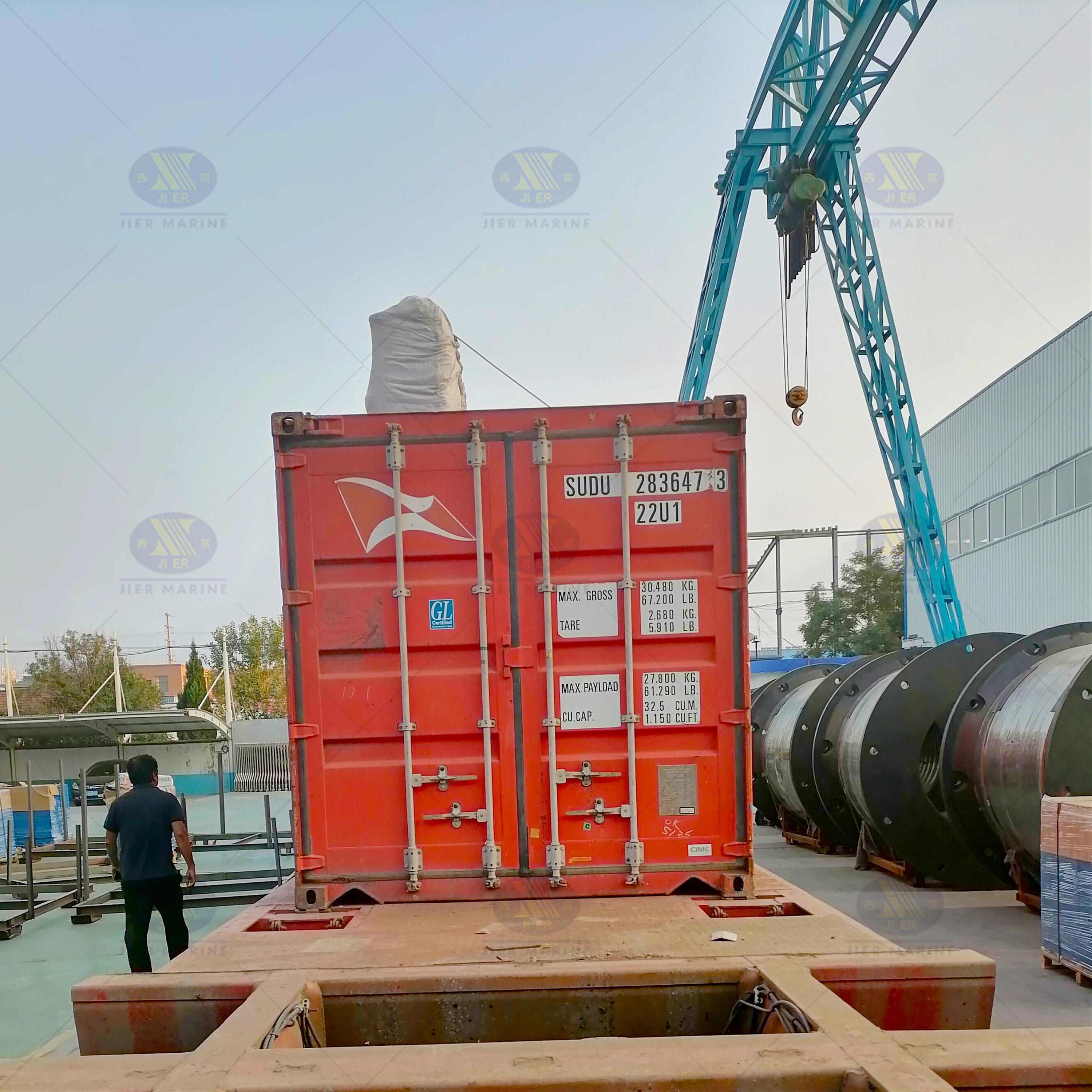 Jier Super Cell Fenders που επιλέχθηκαν από το Port of Charleston, ΗΠΑ (2)