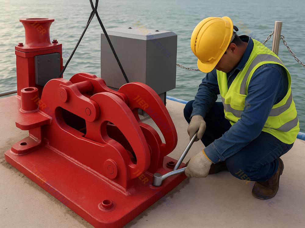 εγκατάσταση γάντζου γρήγορης απελευθέρωσης